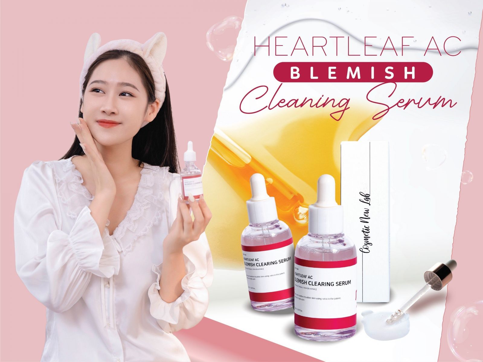 C'new Lab Heartleaf AC Blemish Clearing Serum 50ml
