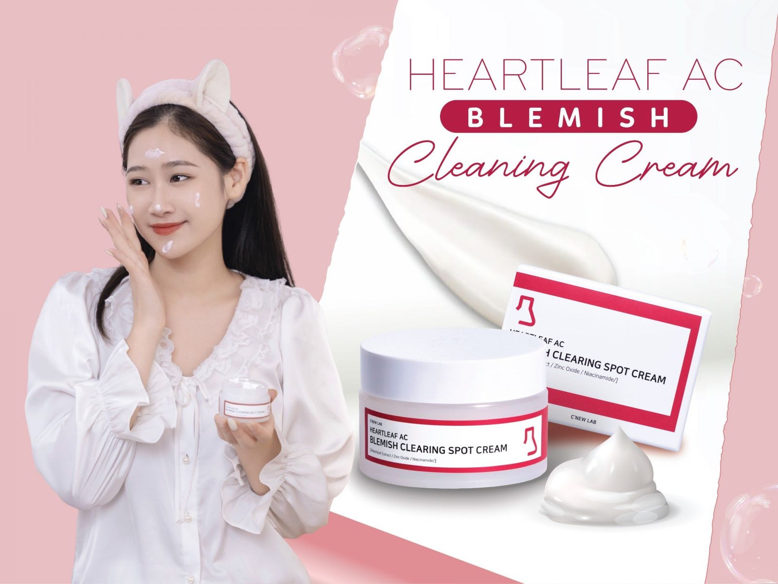 C'new Lab Heartleaf AC Blemish Clearing Spot Cream 30ml