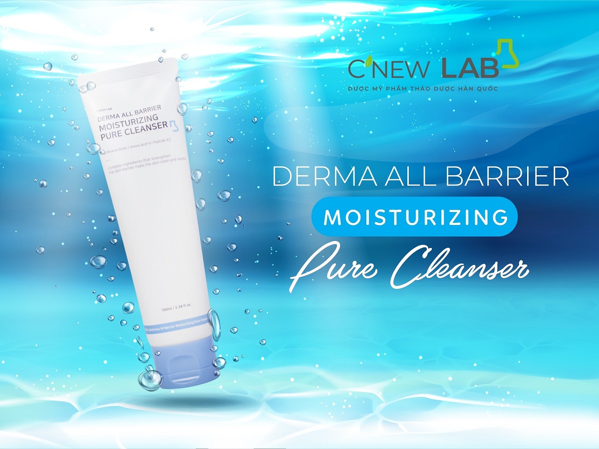 Sữa rửa mặt C'New Lab Derma All Barrier Moisturizing Pure Cleanser