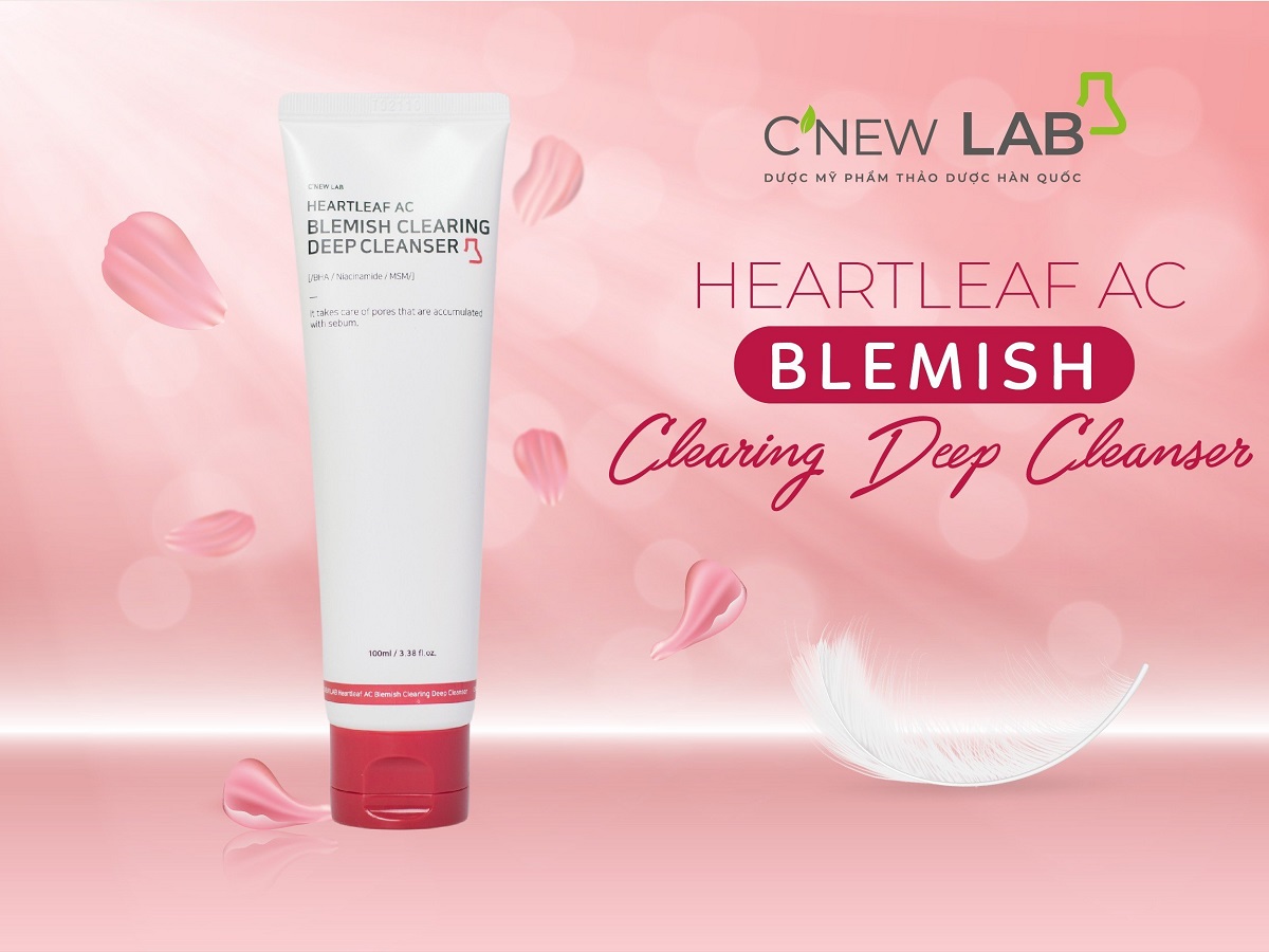 C'New Lab Heartleaf AC Blemish Clearing Deep Cleanser