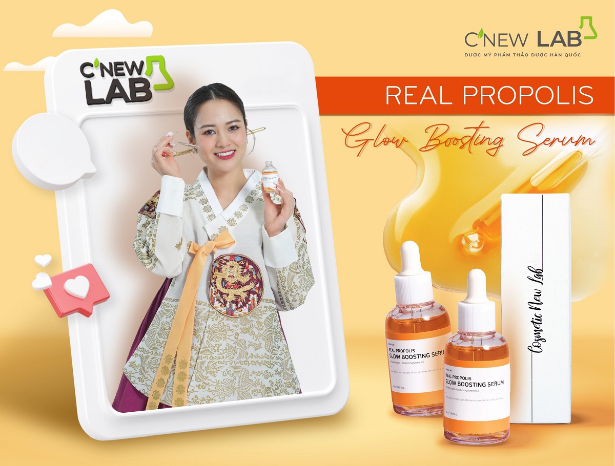 C'New Lab Real Propolis Glow Boosting Serum 50ml
