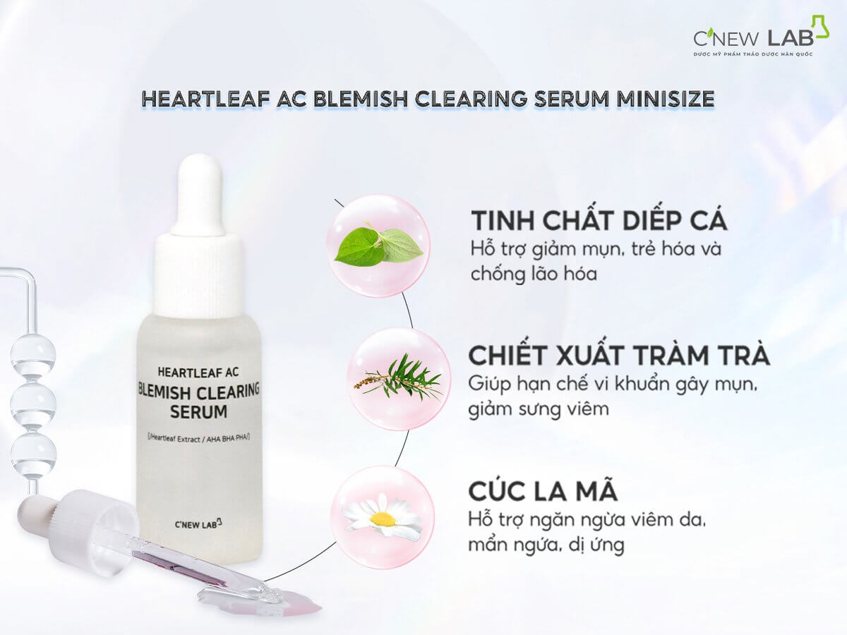 C'New Lab Heartleaf AC Blemish Clearing Serum MiniSize