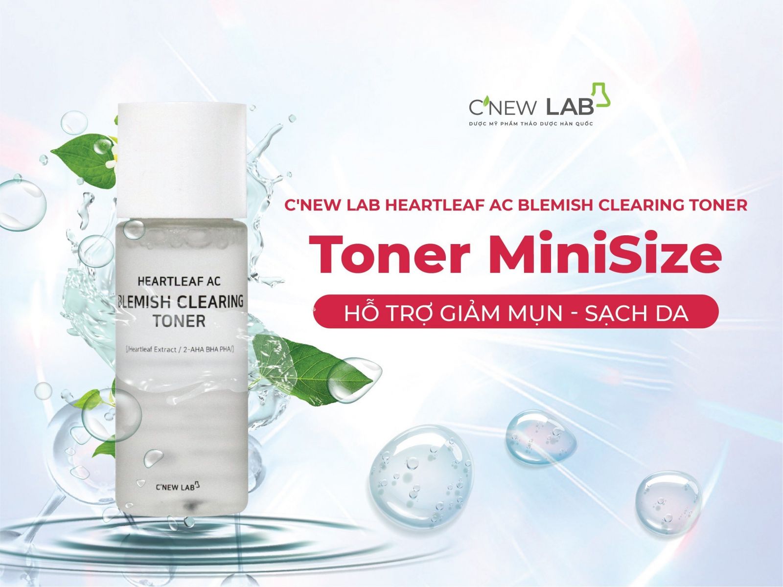 C'New Lab Heartleaf AC Blemish Clearing Toner MiniSize