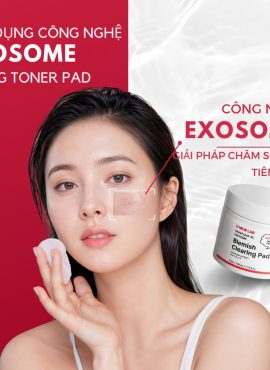 ỨNG DỤNG CÔNG NGHỆ EXOSOME TONER PAD