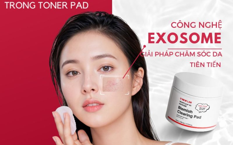 ỨNG DỤNG CÔNG NGHỆ EXOSOME TONER PAD